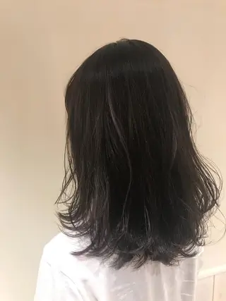 ミディアム カラー 清水 ちひろ ✄トップスタイリストのヘアスタイル