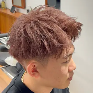ショート カラー メンズ メンズカット✂️ スキンフェード伊藤陸のヘアスタイル