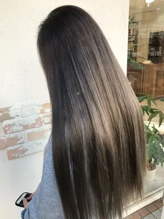 ロング 髪質改善🇰🇷レイ ヤーカット/艶透明髪のヘアスタイル