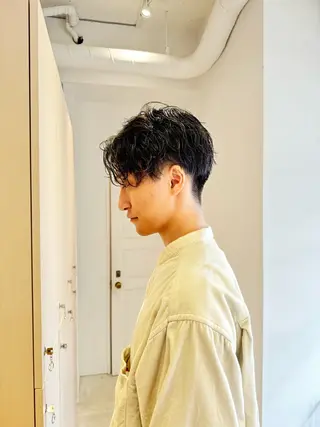 ミディアム カラー パーマ メンズ 🎸メンズ/パーマ/ ショート🎸工藤達哉のヘアスタイル