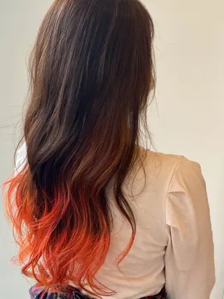 ロング カラー ✴︎ヒラガカナ✴︎ ECLAT HAIRのヘアスタイル