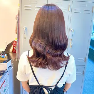 セミロング カラー ヘアアレンジ 🌷愛されヘア🌷 伊藤　万裕のヘアスタイル