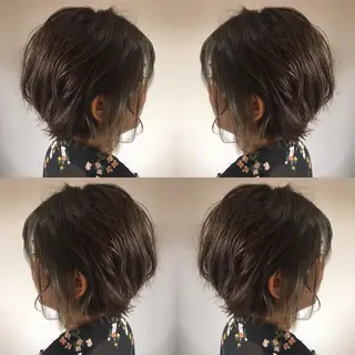 ショート カラー hair  design nico*  ヘアデザイン ニコ所属・中間 将人のヘアスタイル