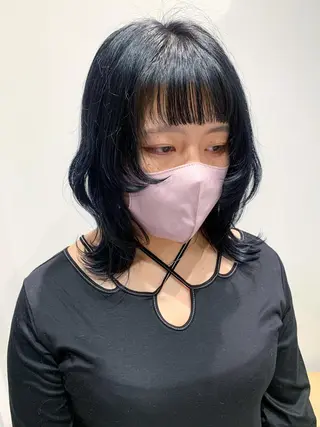 ミディアム カラー ヘアアレンジ yuka .のヘアスタイル