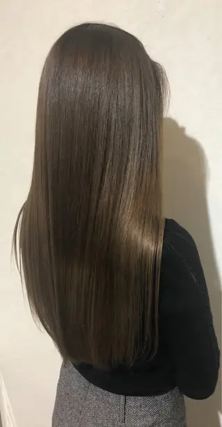 ロング カラー 艶質改善/縮毛矯正 ササキナツミのヘアスタイル