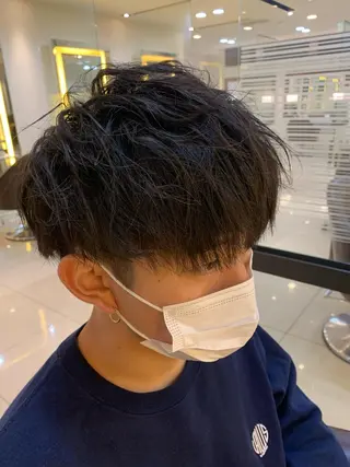 メンズ アキモト マサキ/ パーマ人気NO1のヘアスタイル