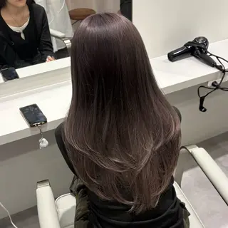 ロング カラー 加藤 麻夢のヘアスタイル