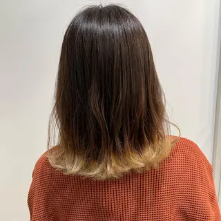 セミロング カラー こじま しょういちのヘアスタイル