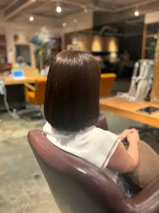 ショート カラー 髪質改善カラー ベージュ🤎YUMEのヘアスタイル