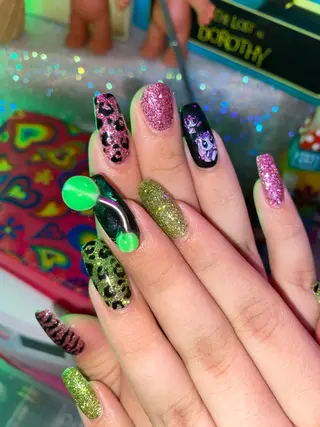 ネイル 福の爪 🍒福山千晴のネイルデザイン