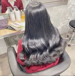 ロング カラー 🟦ニュアンス/メン ズパーマ横浜🟦のヘアスタイル