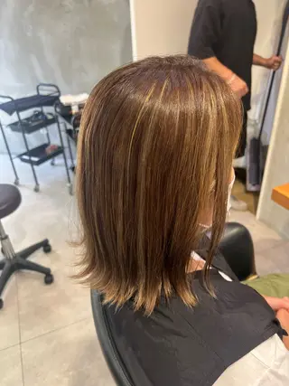 ショート カラー _WHITE+ 南海難波店所属・水素カラー/ 髪質改善水素/そらねのヘアスタイル