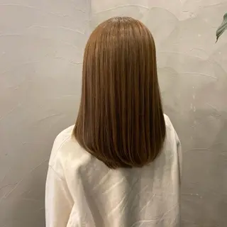 セミロング カラー 韓国レイヤーカット★ 小林大樹のヘアスタイル