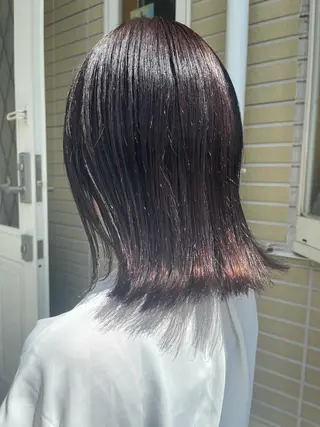 セミロング カラー 髪質改善のプロ✨りな さんのヘアスタイル