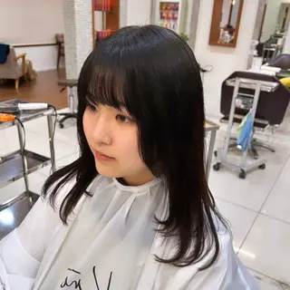 セミロング トップスタイリスト 林すずかのヘアスタイル