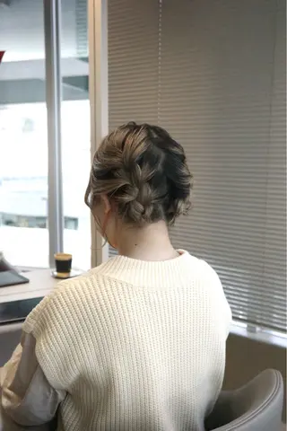 ヘアアレンジ 住谷 ゆりなのヘアスタイル