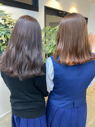 カラー 🌼ハイライト透明感 🌼maiのヘアスタイル
