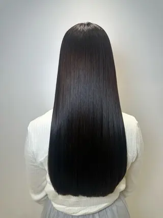 ロング パーマ 髪質改善/縮毛矯正 /ブリーチ矯正/岡部のヘアスタイル