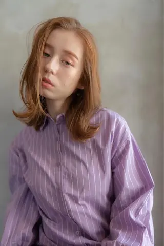 ミディアム 💘MICOTO藤沢 髪質改善ブリーチ💘のヘアスタイル