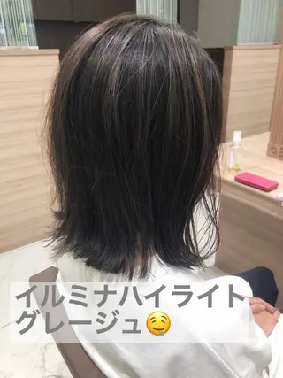 ミディアム 大人女性のショート ・ボブ✂︎沼尻典祥のヘアスタイル