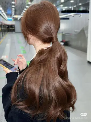 カラー 透明感ベージュ🪽 髪質改善🤎Rinのヘアスタイル