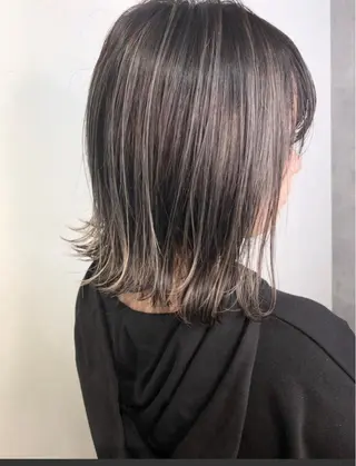 セミロング カラー ヘアアレンジ 女性が憧れる ショート/角田愛和のヘアスタイル