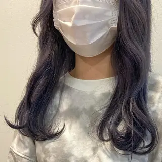 ロング カラー 尾籠 美幸 （オゴモリ ミユキ）のヘアスタイル