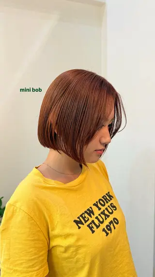 ショート Ｆ.まひろ🎀 暖色カラー／ベージュのヘアスタイル