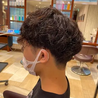 ショート パーマ メンズ ツイスパ/メンズ特化 🦋𝑺𝑶𝑵𝑬の眉毛・アイブロウイメージ