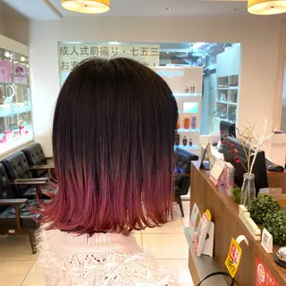 ミディアム カラー 『髪質改善』服部 隆志のヘアスタイル