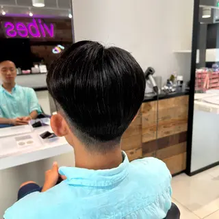 メンズ ちさと/メンズ ショート/縮毛矯正のヘアスタイル