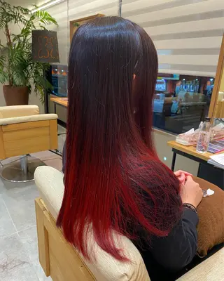 ロング sea's所属・ヒラカホ/矢場町/ ブリーチ/似合わせのヘアスタイル