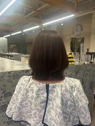 ミディアム MASHU chayamachi店所属・【梅田美容室】 似合わせカット サヤのヘアスタイル