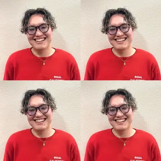 カラー パーマ メンズ 茅ヶ崎パーマ特化/ スパイラル/ハルキのヘアスタイル