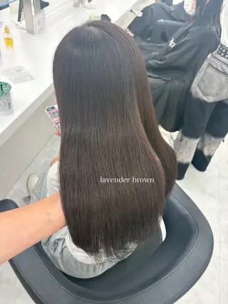 ロング カラー kazuki🍑韓国 トレンド暖色🫗のヘアスタイル