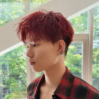 ショート パーマ メンズ 名古屋のメンズ特化 美容師/わたるのヘアスタイル