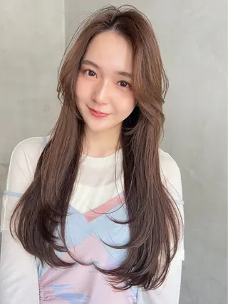 ロング カラー MUSASHI ブリーチカラー◎のヘアスタイル