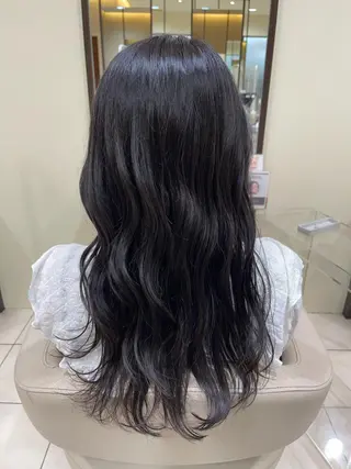 ロング カラー カネヒラ リョウスケのヘアスタイル