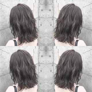 ミディアム カラー ヘアアレンジ 垢抜け案内人 鈴木聖矢✂️のヘアスタイル