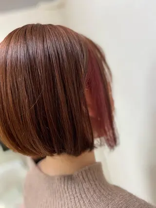 ショート カラー 菊地 美憂のヘアスタイル
