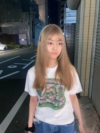 ロング カラー ソノダ リコのヘアスタイル
