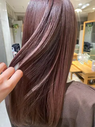 カラー AO所属・RISAKO 艶髪モテヘア🎀府中のヘアスタイル