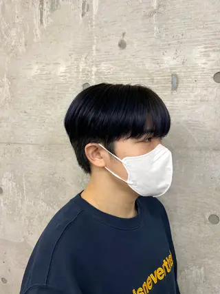 ショート カラー メンズ Yui/メンズカラー /シャドウパーマのヘアスタイル