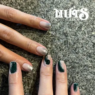 ネイル 個性派ニュアンス nuts nail所属・【池袋】nuts nail　なつみのネイルデザイン