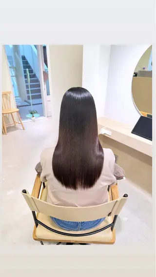 パーマ ulu名古屋栄所属・落合しほ/韓国ヘア/ 髪質改善/縮毛矯正のヘアスタイル