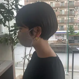 ショート 中村 瑞希のヘアスタイル