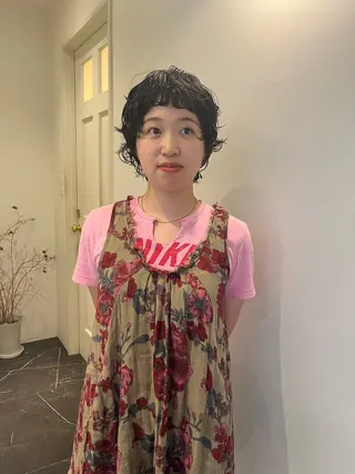 ショート パーマ FILMS柏所属・morita yunaのヘアスタイル