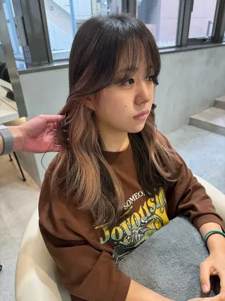 ロング カラー ヘアアレンジ 🔶似合わせセンター パート/ヤス🔶のヘアスタイル