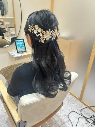 ヘアアレンジ Yamamoto 半個室美容室zinaのヘアスタイル