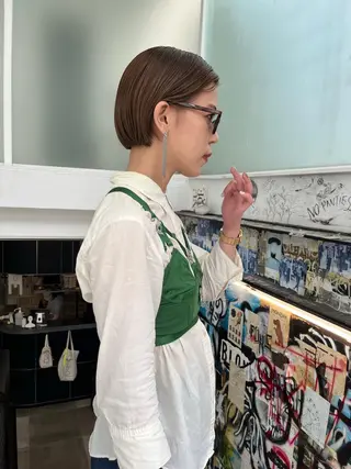 ショート カラー NOUN所属・eri kinjoのヘアスタイル